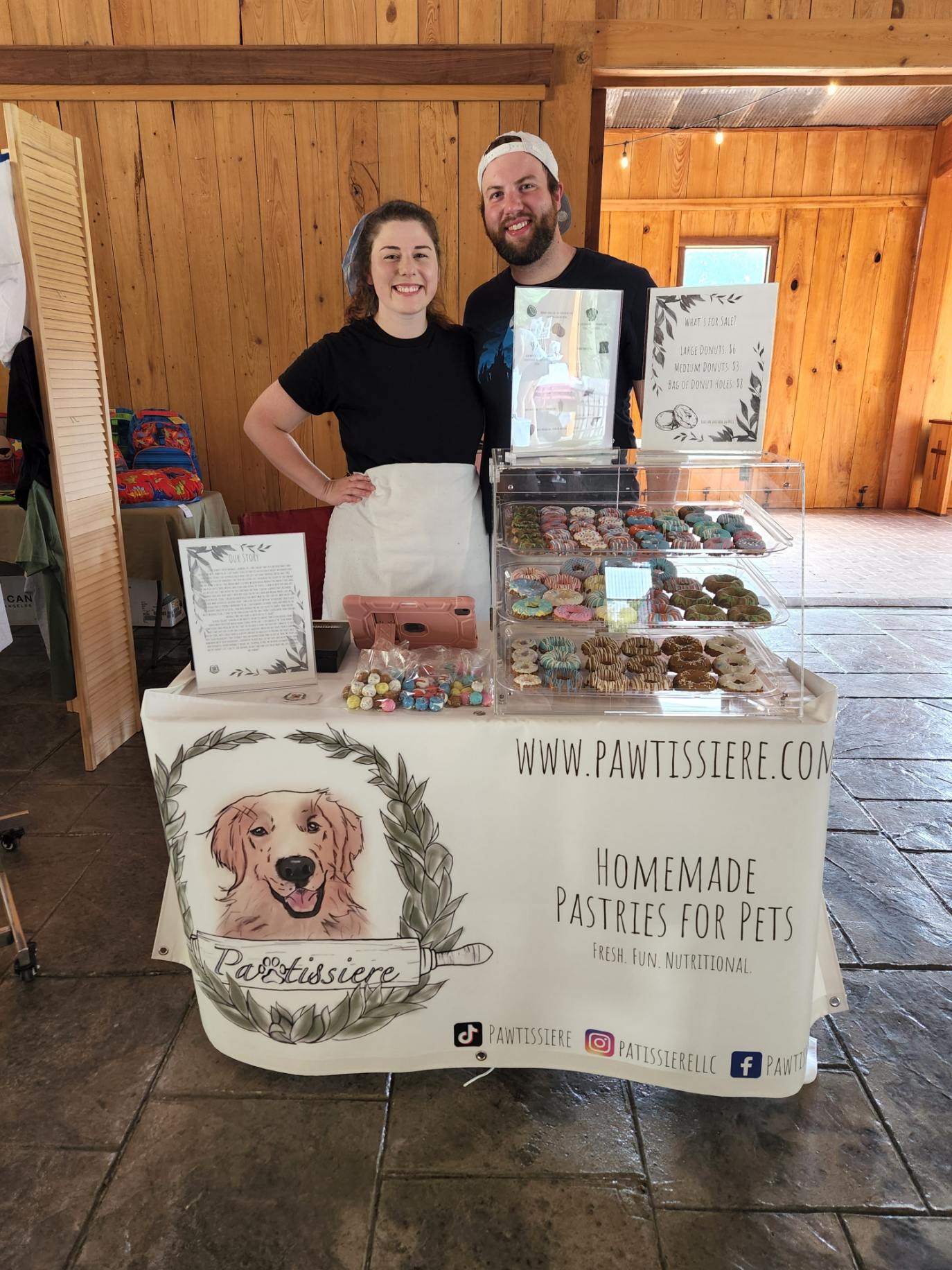 Megan and Chris of Pawtissiere